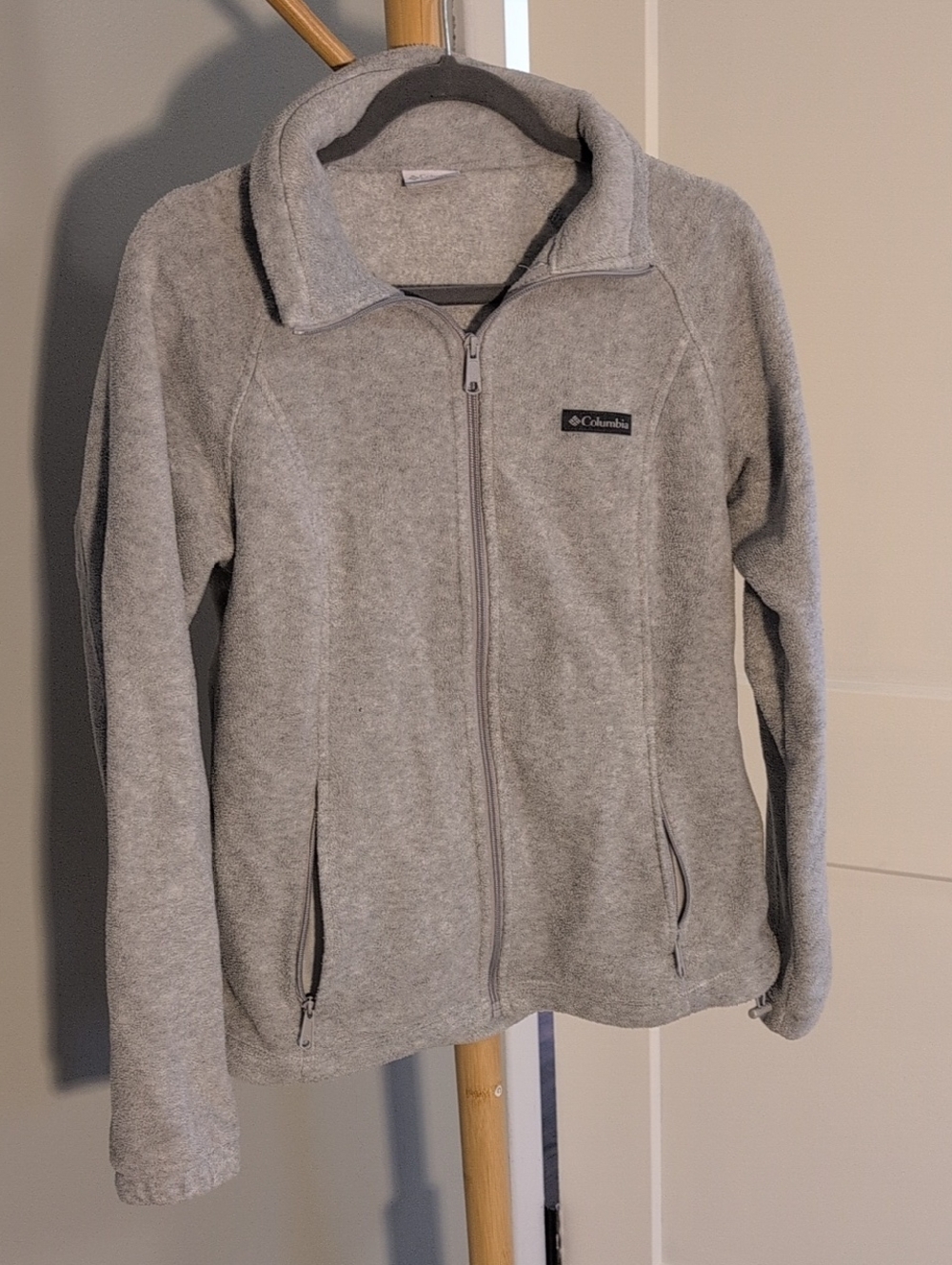 Columbia Gray Full-Zip Women's Fleece Jacket